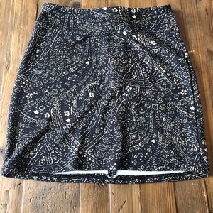 Urban outfitters Black and Tan mini skirt